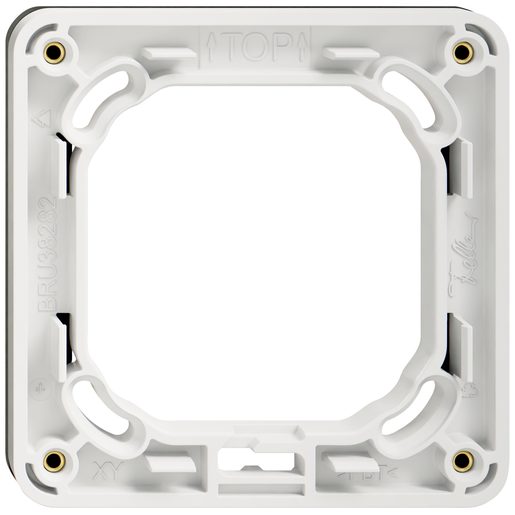 Telaio di montaggio sotto muro umidità Feller NEVO SNAPFIX 1x1 bianco