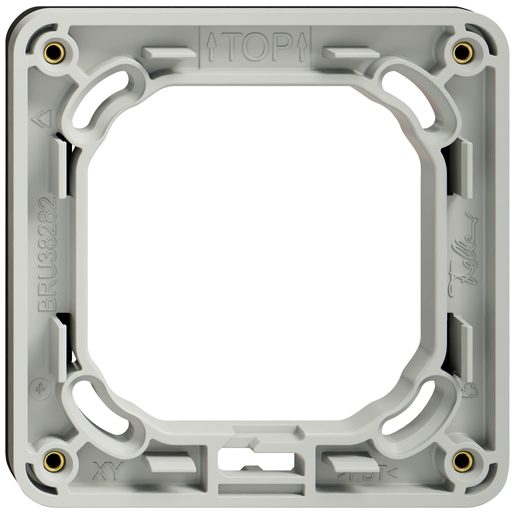 Telaio di montaggio sotto muro umidità Feller NEVO SNAPFIX 1x1 grigio chiaro