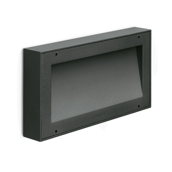 Lampada a led da esterno Lombardo Koi 220 IP66 9W 3000°K 220-240V 1300lm antracite